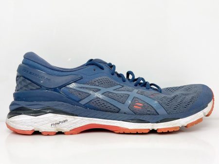 Asics Mens Gel Kayano 24 T749N Blue Running Shoes Sneakers Size 10 Online