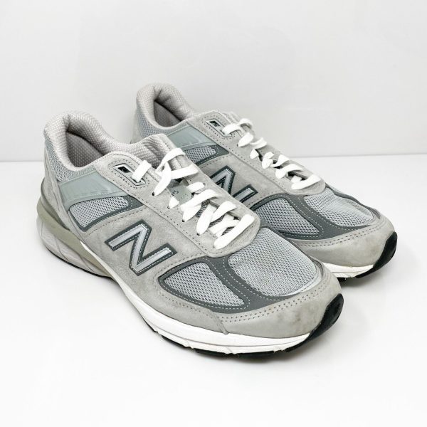 New Balance Mens 990 V5 M990GL5 Gray Casual Shoes Sneakers Size 8 4E Online now