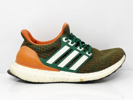 Adidas Mens UltraBoost EE3702 Green Running Shoes Sneakers Size 6 Cheap