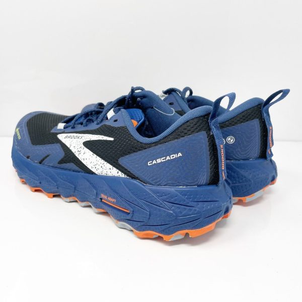 Brooks Mens Cascadia 17 GTX 1104021D062 Blue Running Shoes Sneakers Size 9 D Hot on Sale