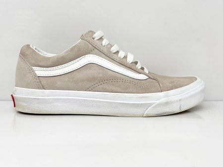 Vans Unisex Off The Wall 721356 Beige Casual Shoes Sneakers Size M 5 W 6.5 Cheap