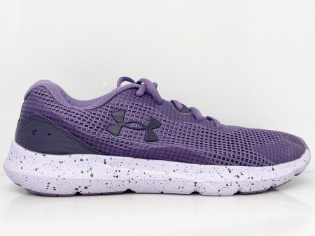 Under Armour Womens Surge 3 3024894-502 Purple Running Shoes Sneakers Size 11 Hot on Sale