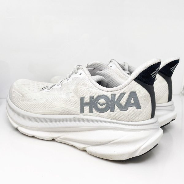 Hoka One One Mens Clifton 9 1127895 NCSW Gray Running Shoes Sneakers Size 11.5 D For Cheap