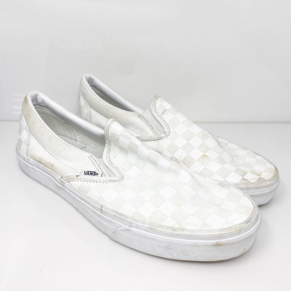 Vans Unisex Classic 721356 White Casual Shoes Sneakers Size M 9 W 10.5 Online now