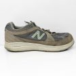 New Balance Mens 877 MW877GT Gray Casual Shoes Sneakers Size 7.5 4E Online now