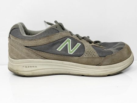 New Balance Mens 877 MW877GT Gray Casual Shoes Sneakers Size 7.5 4E Online now