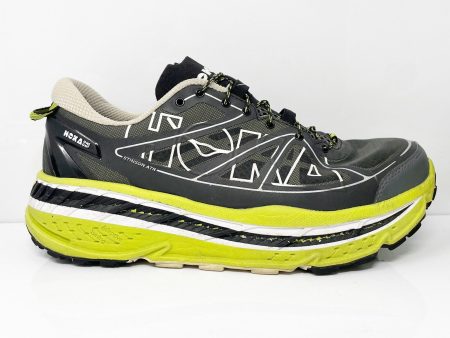 Hoka One One Mens Stinson ATR  30109 035 BLKL Black Running Shoes Sneakers Sz 12 Online Sale