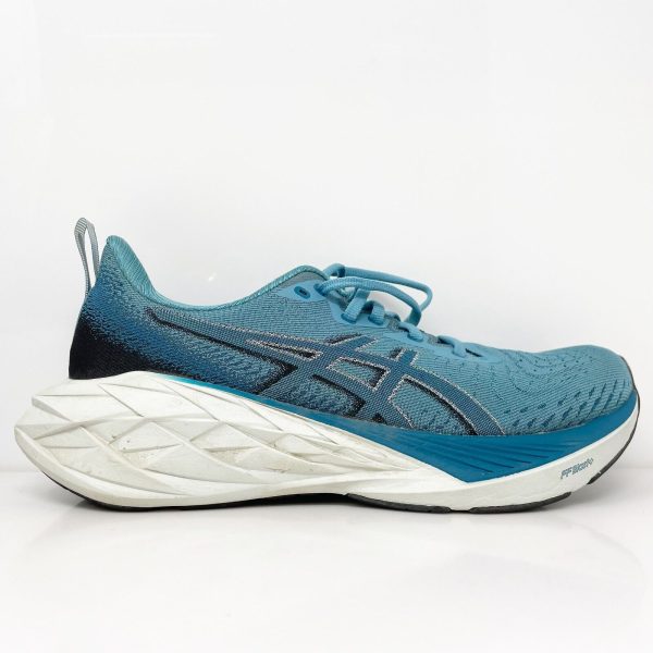 Asics Mens Novablast 4 1011B693 Blue Running Shoes Sneakers Size 9 on Sale