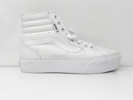 Vans Womens SK8 Hi 721356 White Casual Shoes Sneakers Size 6 Supply