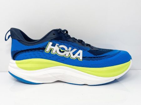 Hoka One One Mens Skyflow 1155111 VVY Blue Running Shoes Sneakers Size 10 D Online Hot Sale