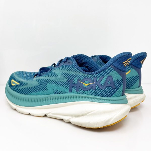 Hoka One One Mens Clifton 9 1127895 MCN Blue Running Shoes Sneakers Size 8 D Discount