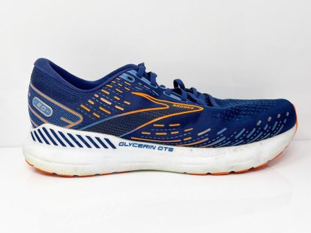 Brooks Mens Glycerin GTS 20 1103832E444 Blue Running Shoes Sneakers Size 12.5 2E For Discount