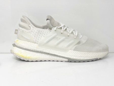 Adidas Mens X PLR Boost HP3130 White Running Shoes Sneakers Size 12.5 For Discount