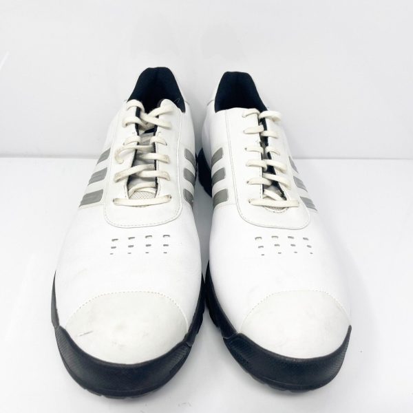 Adidas Mens Z Traxion 737170 White Golf Cleats Shoes Size 11 Sale