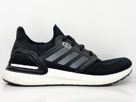 Adidas Mens Ultraboost 20 EF1043 Black Running Shoes Sneakers Size 12 For Sale