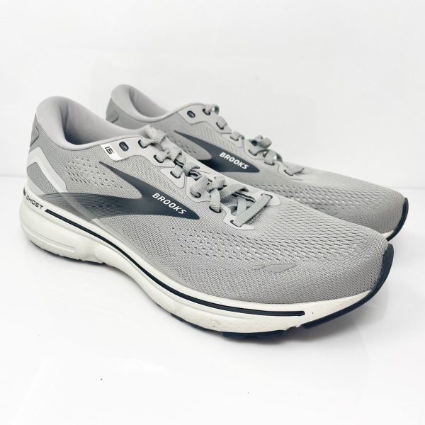 Brooks Mens Ghost 15 1103932E098 Gray Running Shoes Sneakers Size 10 2E Sale