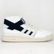 Adidas Mens Forum Mid Parley GV7616 White Basketball Shoes Sneakers Size 13 For Discount