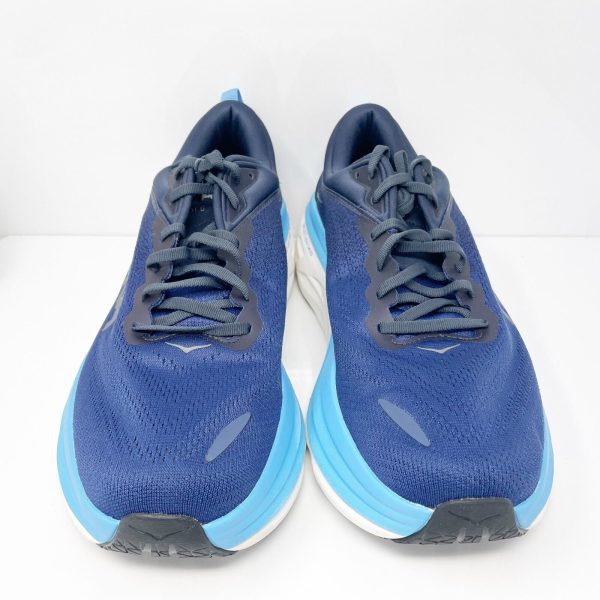 Hoka One One Mens Bondi 8 1123202 OSAA Blue Running Shoes Sneakers Size 13 D Discount