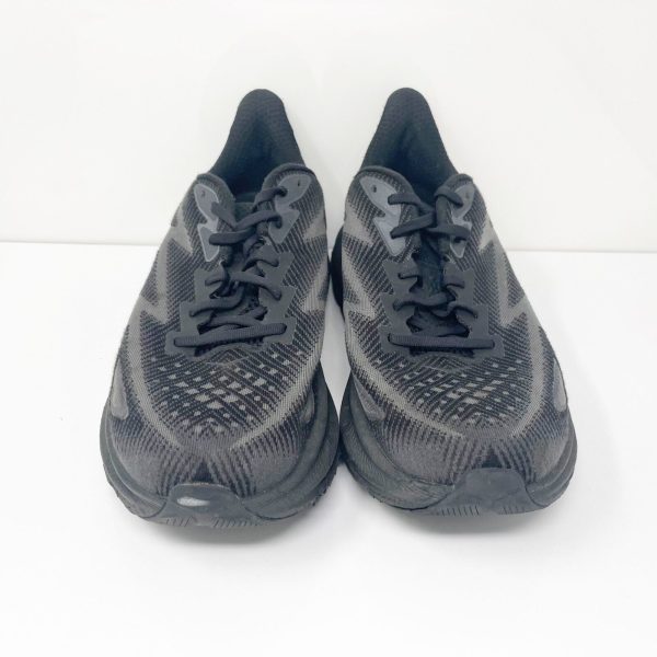 Hoka One One Mens Clifton 9 1127895 BBLC Black Running Shoes Sneakers Size 11.5D Discount