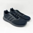 Adidas Mens Lite Racer 3.0 GW7954 Black Running Shoes Sneakers Size 10 Hot on Sale