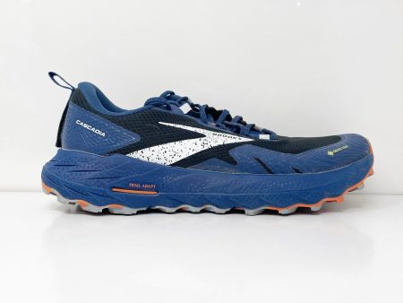 Brooks Mens Cascadia 17 GTX 1104021D062 Blue Running Shoes Sneakers Size 8.5 D Fashion