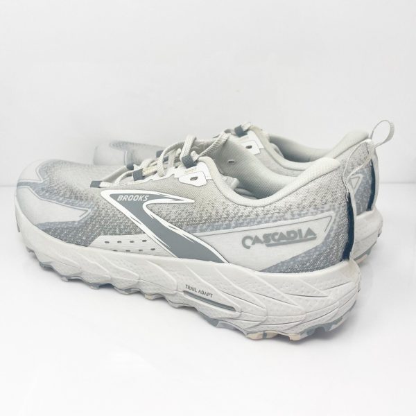 Brooks Mens Cascadia 18 1104261D027 Gray Running Shoes Sneakers Size 12 D Sale