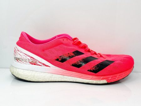 Adidas Womens Adizero Boston 9 EG4675 Pink Running Shoes Sneakers Size 11 Hot on Sale