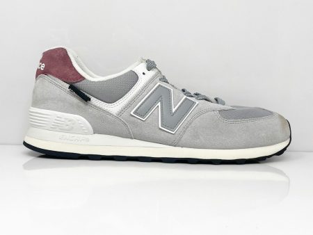 New Balance Unisex 574 U574KBR Gray Casual Shoes Sneakers Size M 12 W 13.5 Online Hot Sale