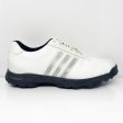 Adidas Mens Z Traxion 737170 White Golf Cleats Shoes Size 11 Sale