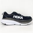 Hoka One One Mens Bondi 8 1123202 BWHT Black Running Shoes Sneakers Size 9.5 D on Sale