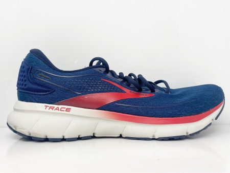 Brooks Mens Trace 2 1103881D420 Blue Running Shoes Sneakers Size 11 D Online