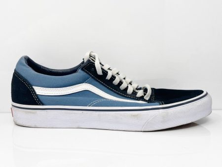 Vans Unisex Off The Wall 507698 Blue Casual Shoes Sneakers Size M 10.5 W 12 Hot on Sale