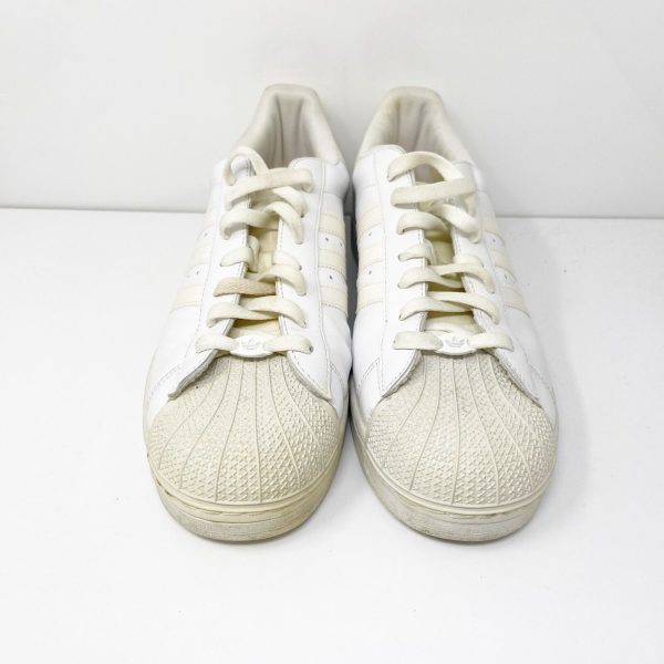 Adidas Mens Superstar 2 160337 White Casual Shoes Sneakers Size 12 Online now