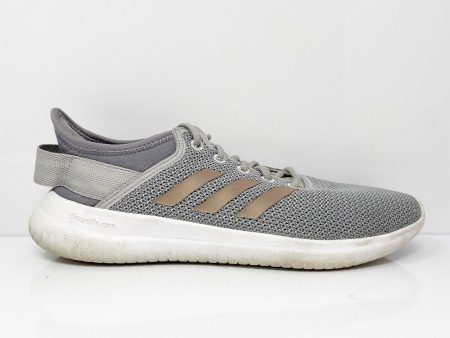 Adidas Womens Cloudfoam QT Flex DA9835 Gray Running Shoes Sneakers Size 10 Online Sale