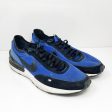 Nike Mens Waffle One DA7995-400 Blue Running Shoes Sneakers Size 12 Fashion