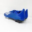 Adidas Mens X 19.3 FG EG7130 Blue Soccer Cleats Shoes Size 7.5 Sale