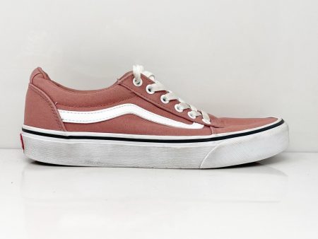 Vans Womens Off The Wall 507698 Pink Casual Shoes Sneakers Size 10 For Sale