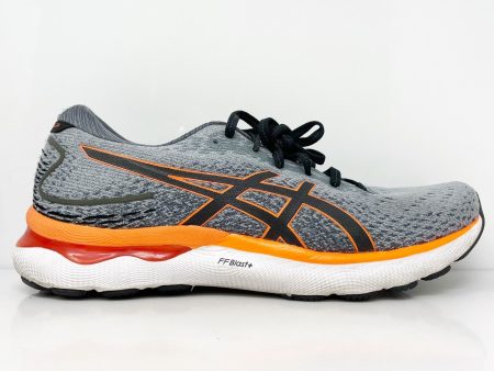 Asics Mens Gel Nimbus 24 1011B359 Gray Running Shoes Sneakers Size 11 Online Sale