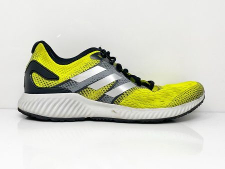 Adidas Mens Aerobounce CG4189 Yellow Running Shoes Sneakers Size 9 on Sale