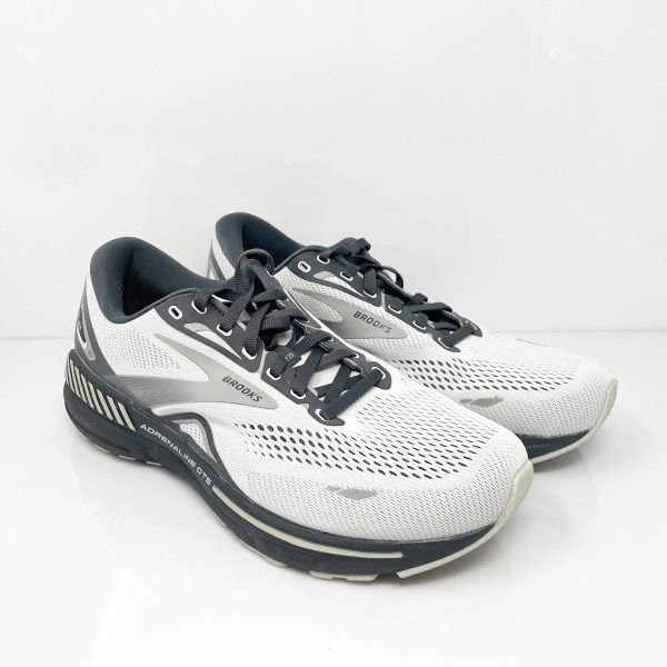 Brooks Mens Adrenaline GTS 23 1103914E065 Gray Running Shoes Sneakers Size 9 4E Online now