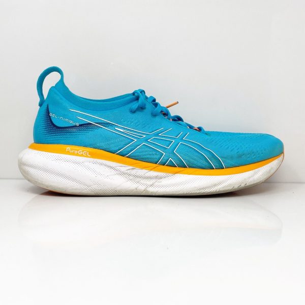 Asics Mens Gel Nimbus 25 1011B547 Blue Running Shoes Sneakers Size 11 Cheap