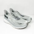 Hoka One One Mens Clifton 9 1127895 HMBC Gray Running Shoes Sneakers Size 10.5 D on Sale