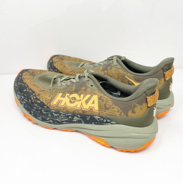 Hoka One One Mens Speedgoat 6 1147791 AQL Green Running Shoes Sneakers Size 10 D For Discount