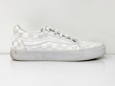 Vans Womens Off The Wall 500714 White Casual Shoes Sneakers Size 7.5 For Cheap