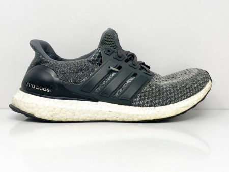 Adidas Mens UltraBoost 2.0 BB6056 Gray Running Shoes Sneakers Size 8 Sale