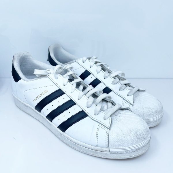 Adidas Mens Superstar C77124 White Casual Shoes Sneakers Size 11 Discount