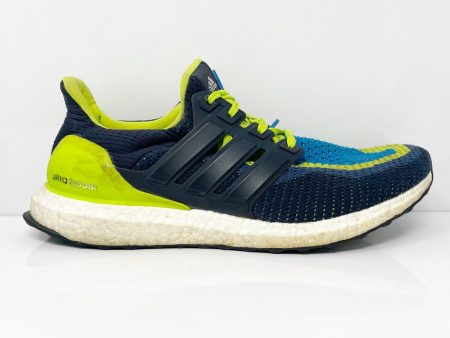 Adidas Mens UltraBoost 2.0 AQ4002 Blue Running Shoes Sneakers Size 9.5 on Sale