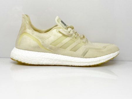 Adidas Mens Ultraboost FV7827 Beige Running Shoes Sneakers Size 9.5 Hot on Sale