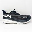 Hoka One One Mens Clifton 9 1132210 BWHT Black Running Shoes Sneakers Sz 11.5 2E Online