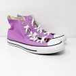 Converse Unisex CTAS High 155570F Purple Casual Shoes Sneakers Size M 9 W 11 For Sale